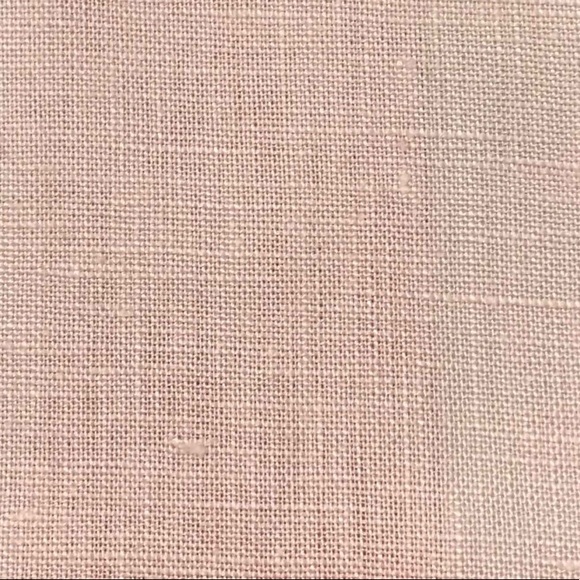 French linen all around ruffle curtains set, blush - Picture 2 of 2